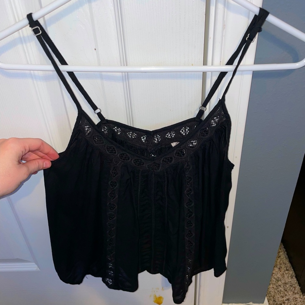 Black tank top